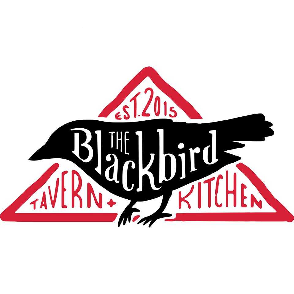 Red and Black Bird Restaurant Logo - Menu | The Blackbird