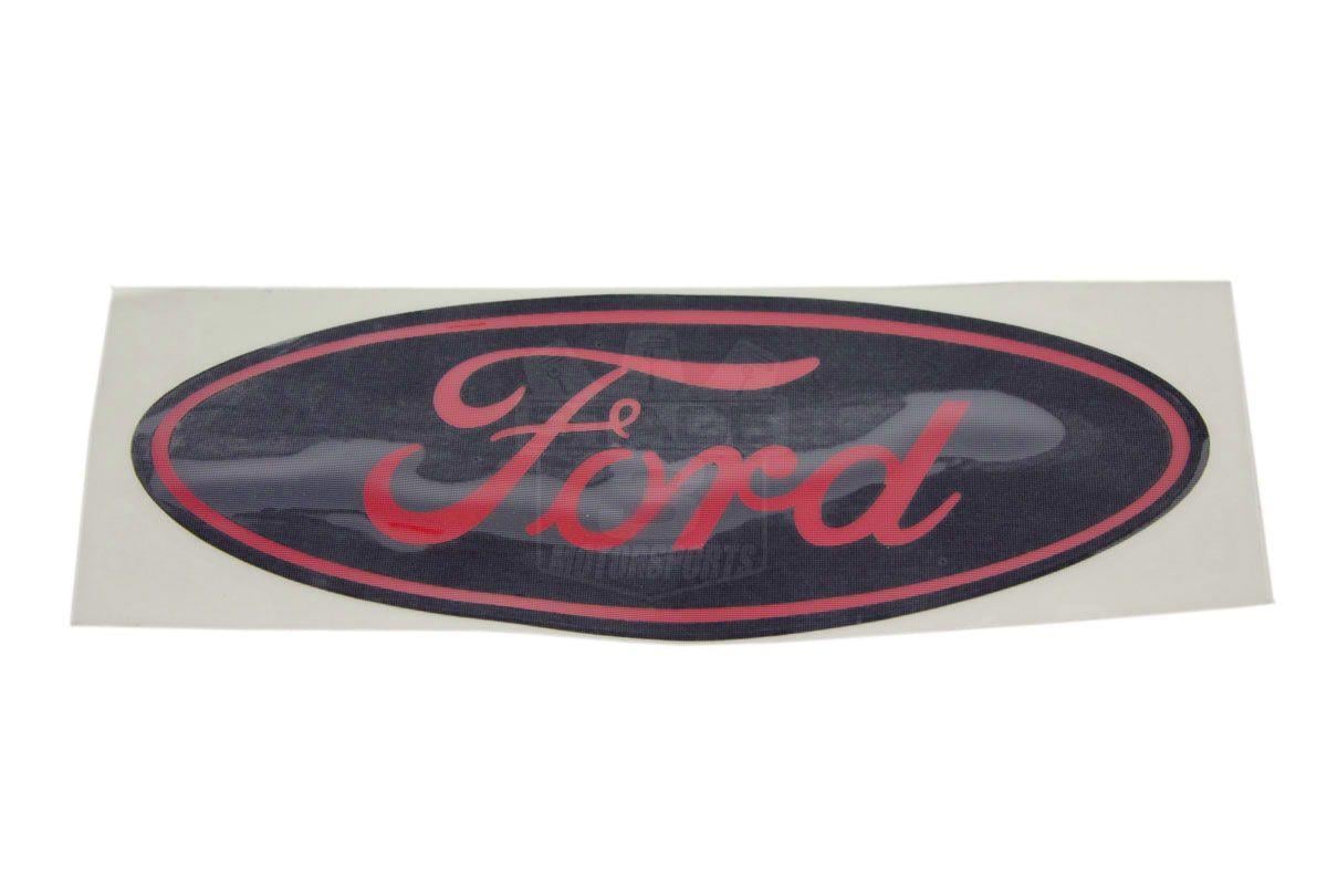 Oval Red Letters Logo - 2009 2014 F150 Oval Blackout Red Lettering Overlay Badge Kit Rear
