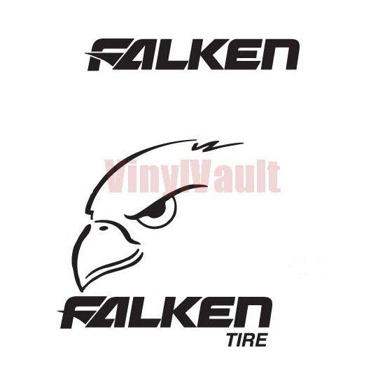 Falken Logo - FALKEN Logo Vinyl Car Decal - Vinyl Vault