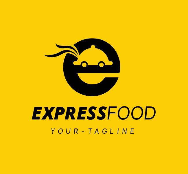 Food App Logo - Express Food Delivery Logo & Business Card Template Design Love