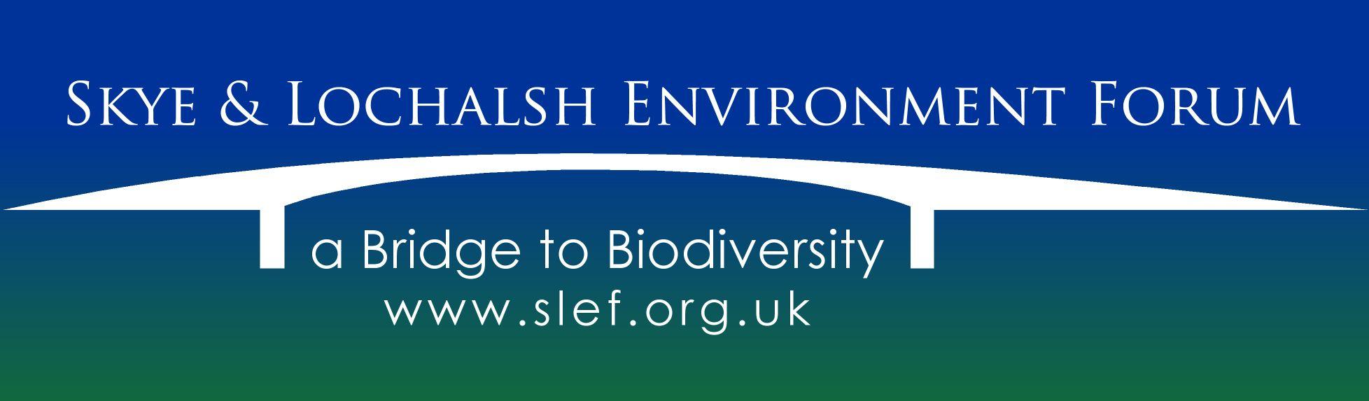 Blue Green and Black Logo - Skye and Lochalsh Environment Forum - SLEF Logos
