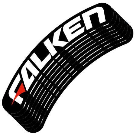 Falken Logo - Falken Tire Logo Lettering Black | TIRE STICKERS .COM