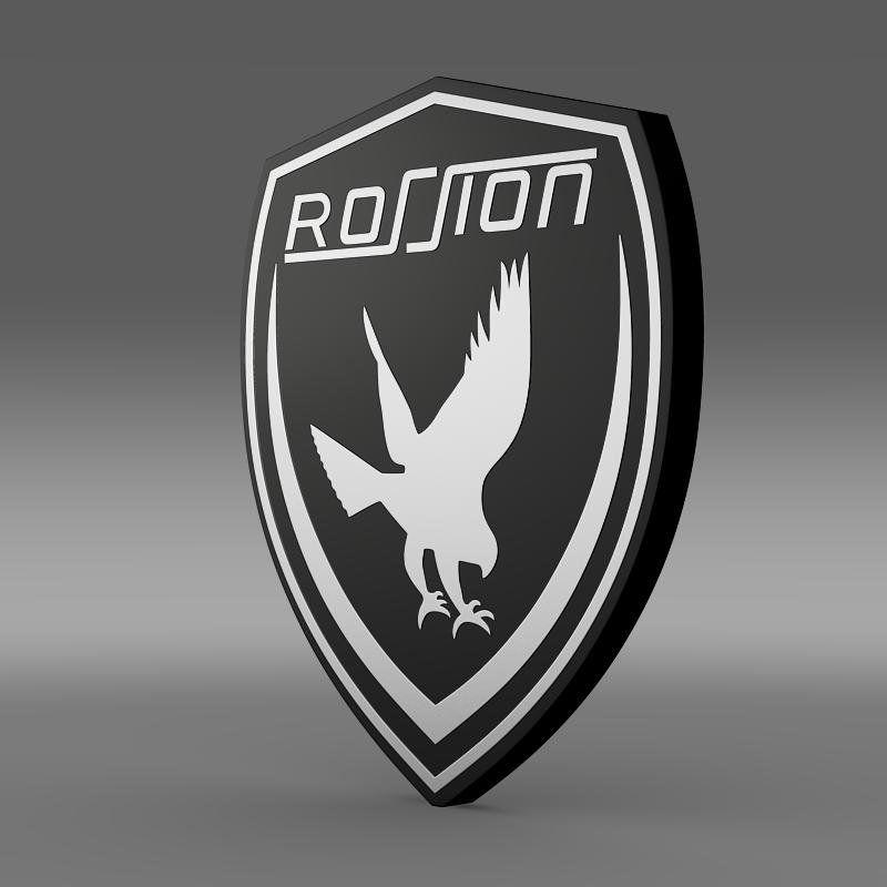 Rossion Logo - Rossion logo 3D Model in Parts of auto 3DExport