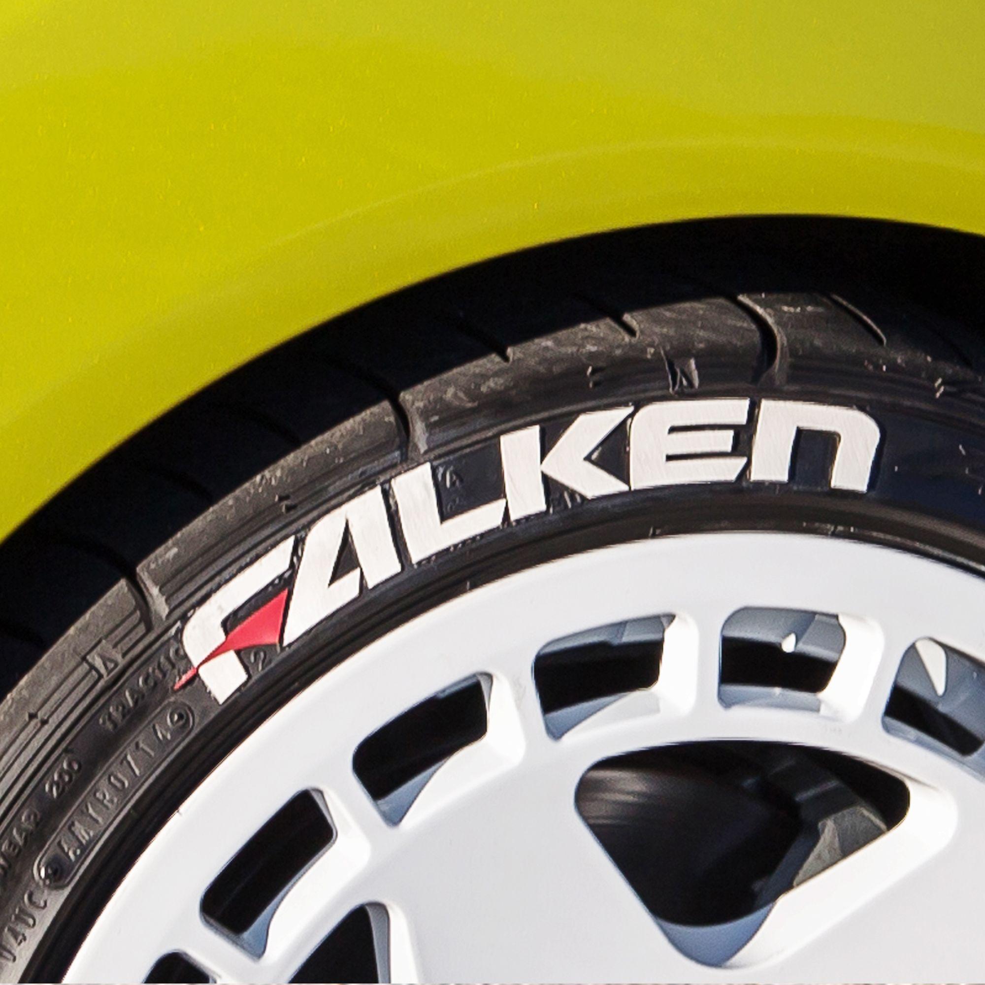 Falken Logo - Falken Red Dash Logo Tires Text Font. TIRE STICKERS .COM