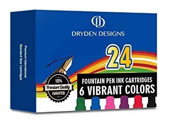 Blue Green and Black Logo - Dryden Fountain Pen Ink Cartridges ✮ Assorted Colors: Black, Blue ...