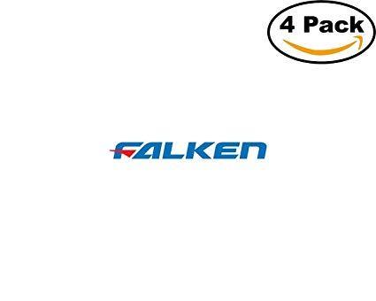 Falken Logo - falken logo 4 Stickers 4x4 Inches Car Bumper Window