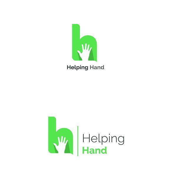 Tree H Logo - Letter H Logo - Hand Rise Logo ~ Logo Templates ~ Creative Market