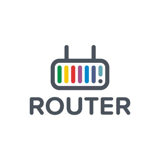 Router Icon Vector Illustration Logo Template Stock Vector (Royalty Free)  1379442563 | Shutterstock