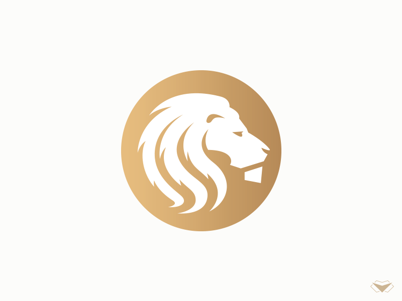 Gold Lion Logo - The Lion Logo by visual curve | Dribbble | Dribbble