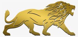 Gold Lion Logo - Maricopa Lions Delta Pi Lion Transparent PNG Image