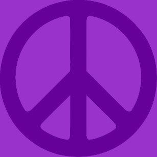Purple Peace Logo - Purple Peace Symbol Gifts & Gift Ideas | Zazzle UK