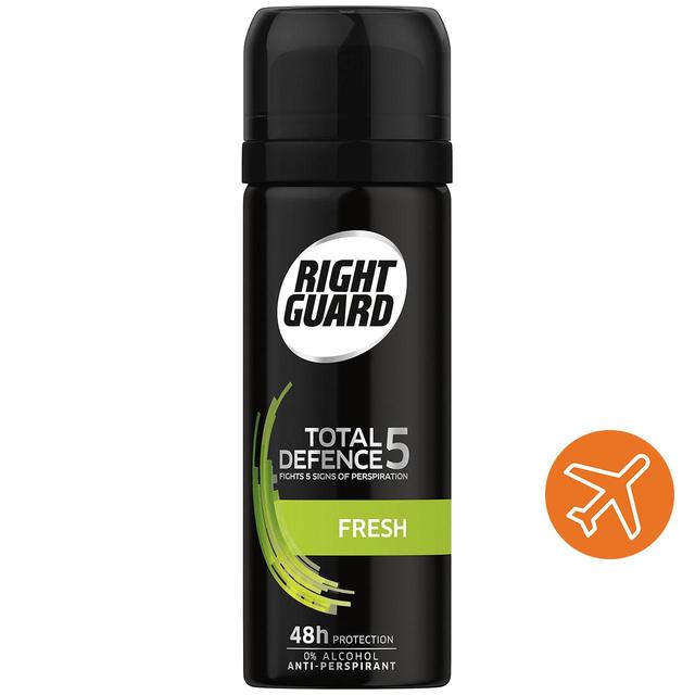 Right Guard Logo - Right Guard Total Defence 5 Fresh Travel Antiperspirant 50ml from Ocado