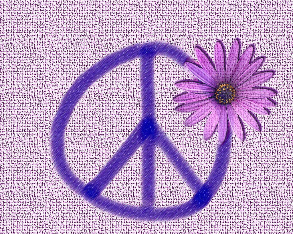 Purple Peace Logo - PEACE logo | I bid you peace with my home-made logo | Cheryne | Flickr