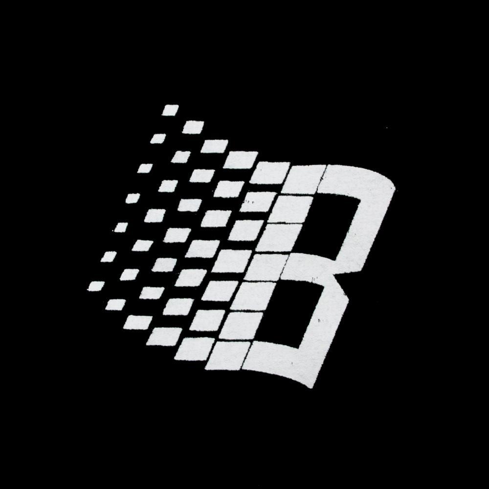 B in Diamond Logo - Bronze B Logo Diamond Plate (Back Print) – Palomino