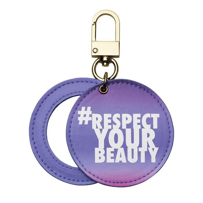 Purple Peace Logo - Purple Peace Messaging Mirror Bag Charm - by AVON