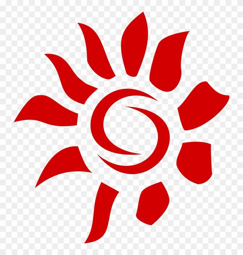 Red Sun Logo - Sun Icon Sun Clipart Transparent PNG Clipart Image