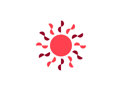 Red Sun Logo - 21 Terrific Sun Logos For Design Inspiration