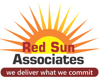 Red Sun Logo - Capital Villas. A project of Red Sun Associates