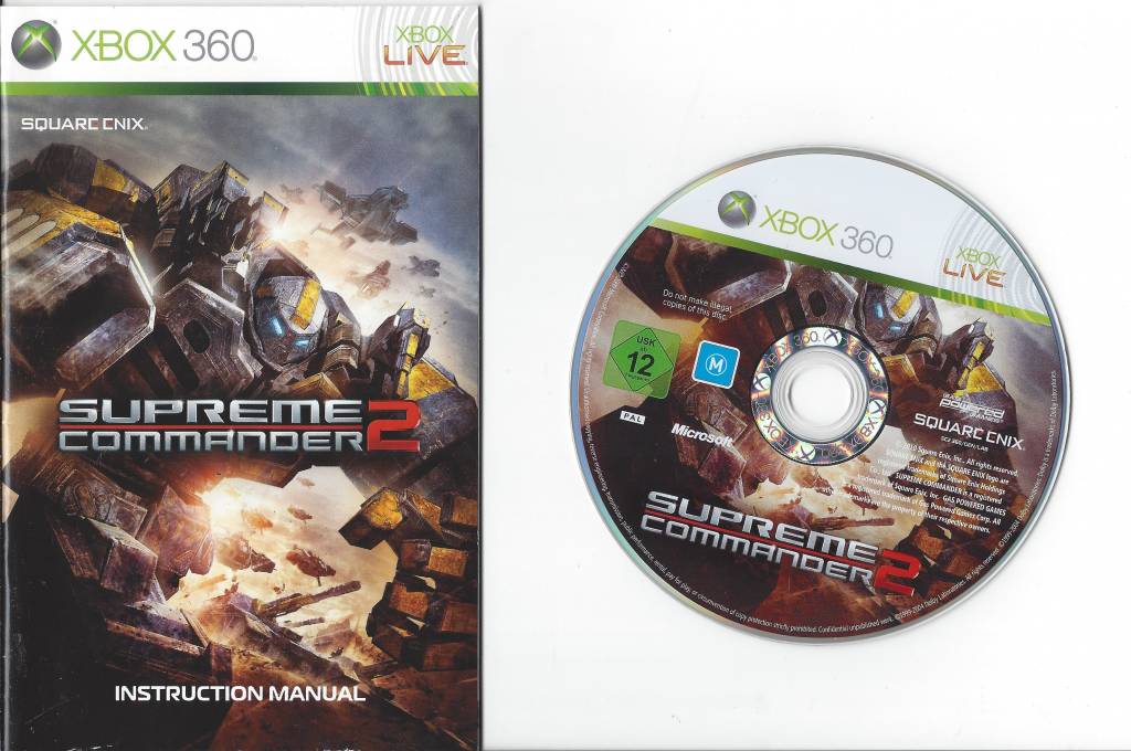 Xbox Cool Supreme Logo - Supreme Commander 2 for Xbox 360 - Passion for Games Webshop ...