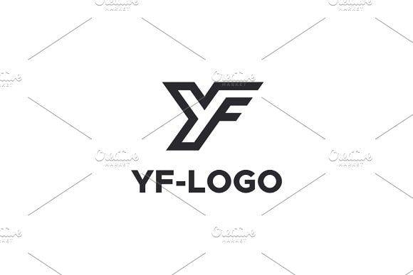Yf Logo - Letter YF Logo ~ Logo Templates ~ Creative Market