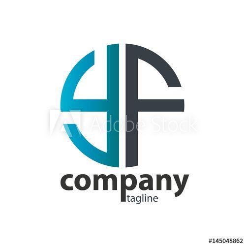 Yf Logo - Initial Letter YF With Linked Circle Logo this stock vector