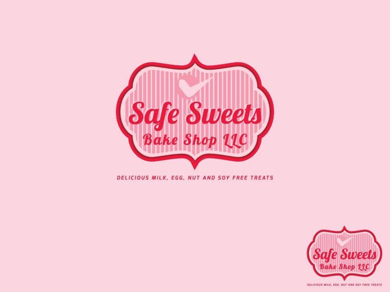 Safe Egg Logo - Bakery Logo Design for Safe Sweets Bake Shop LLC, delicious milk
