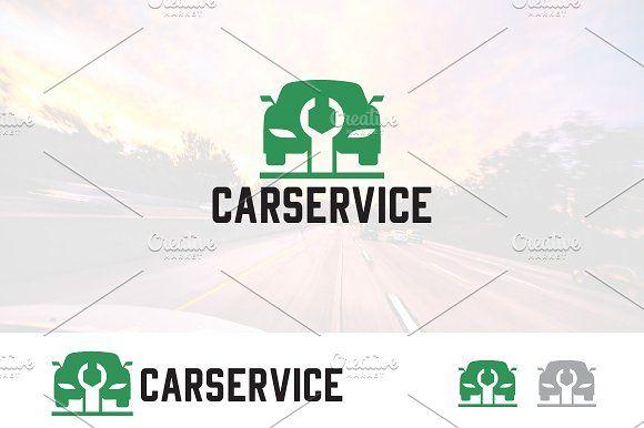 Service Garage Logo - Car Repair Service Garage Logo Logo Templates Creative Market