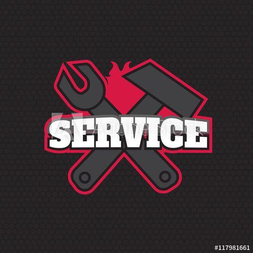 Service Garage Logo - Car Service Garage Logo, Shop Brand Identity, Automobile Repair ...