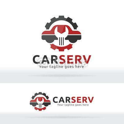 Service Garage Logo - Car service garage, logo, Shop brand identity, automobile car