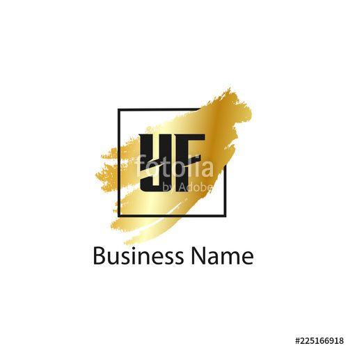 Yf Logo - Initial Letter YF Logo Template Design