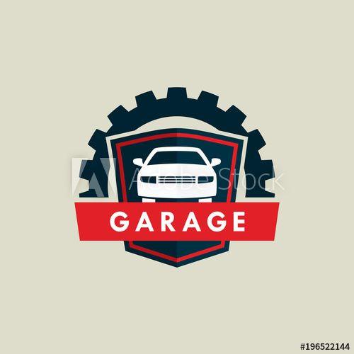 Service Garage Logo - car repair service and garage logo template this stock vector