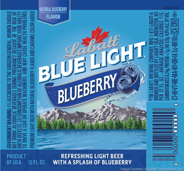 Blue Light Beer Logo - Labatt Adding New Blue Light Blueberry, Grapefruit & Apple ...