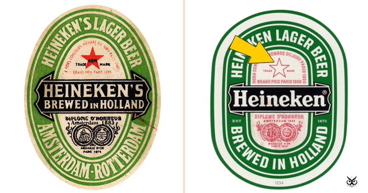 Red Star Circle Logo - The Story Behind The Red Star In Heineken's Logo And Why It Was ...