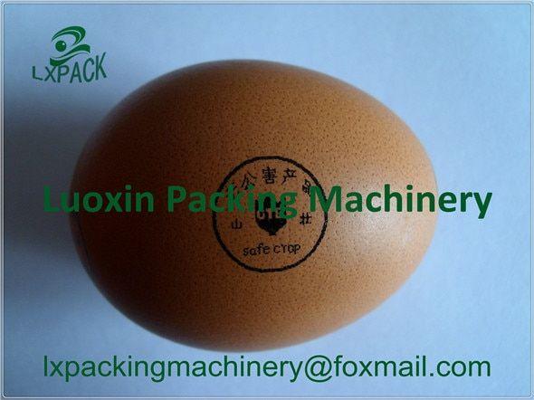 Safe Egg Logo - LX PACK Lowest Factory Price egg inkjet printing conveyor date logo