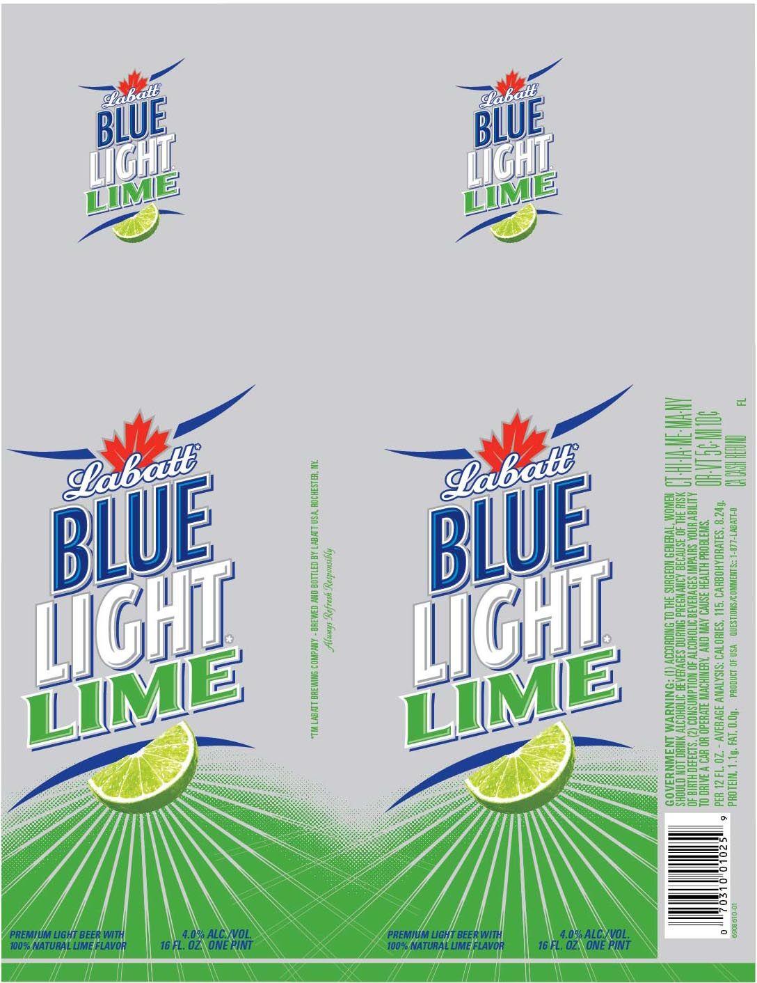 Blue Light Beer Logo - Labatt Blue Light Lime - Beer Street Journal