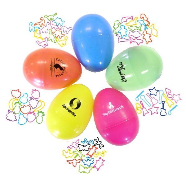 Safe Egg Logo - Pack of 12 - Novelty Silly Bands / Rubber Band - With Logo