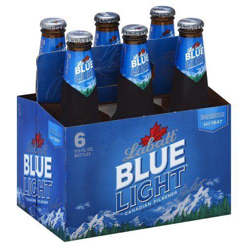 Blue Light Beer Logo - Labatt Blue Light Canadian Pilsener Light Beer - Blue Light 6.00 ...