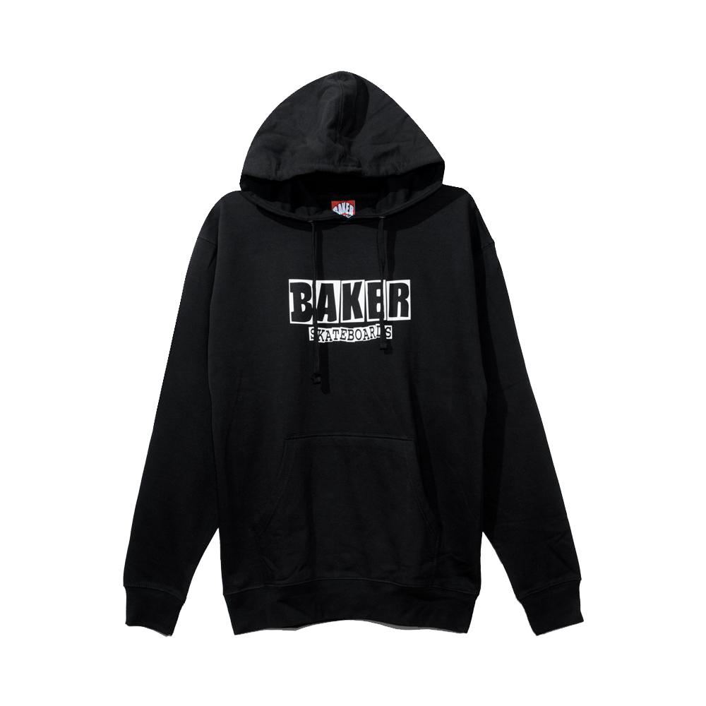 Hood Clothing Logo - Baker Brand Logo Hood - Black – Slugger Skate Store