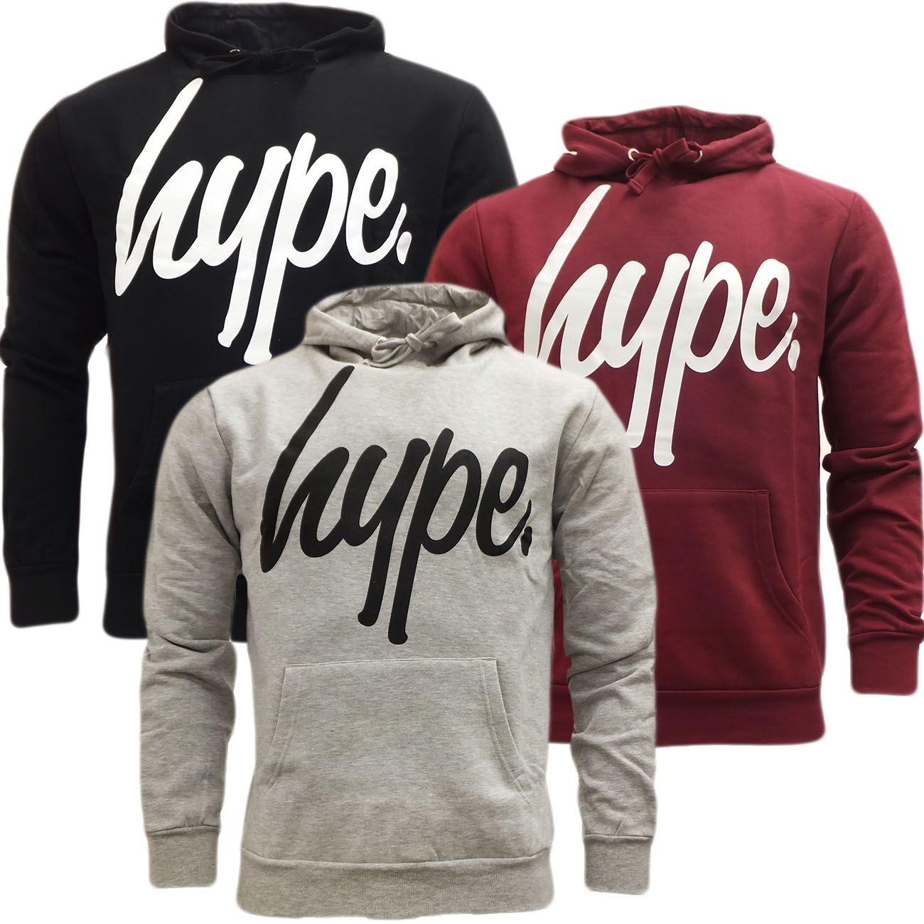 Hype Logo - Just Hype Hoodie Sweatshirt Jumper - Script Hype Logo | eBay