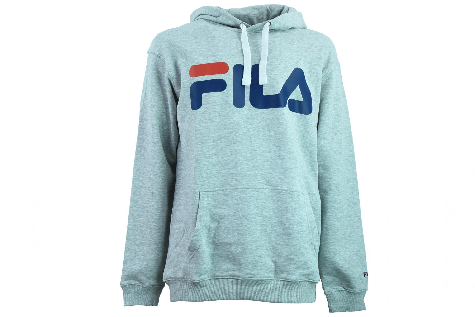 Hood Clothing Logo - Fila A18u unisex clothing hooded sweatshirt 681462 B13 CLASSIC LOGO