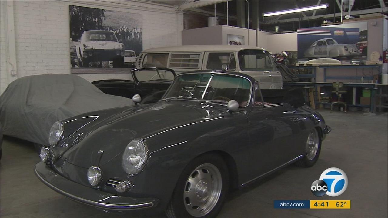 Modern Vintage Automotive Logo - North Hollywood shop builds 'modern vintage' Porsches | abc7.com