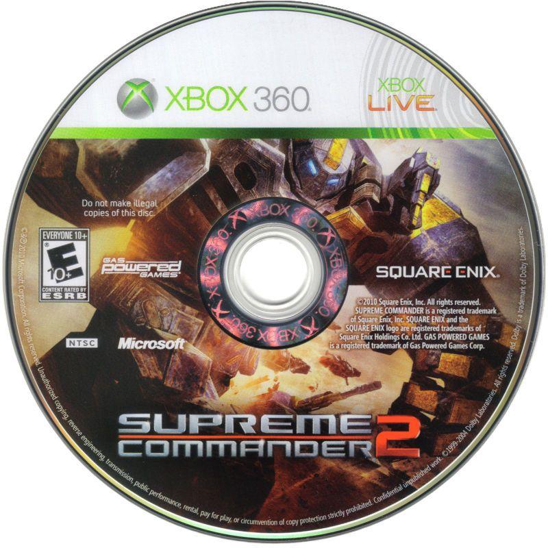 Xbox Cool Supreme Logo - Supreme Commander 2 (2010) Xbox 360 box cover art - MobyGames