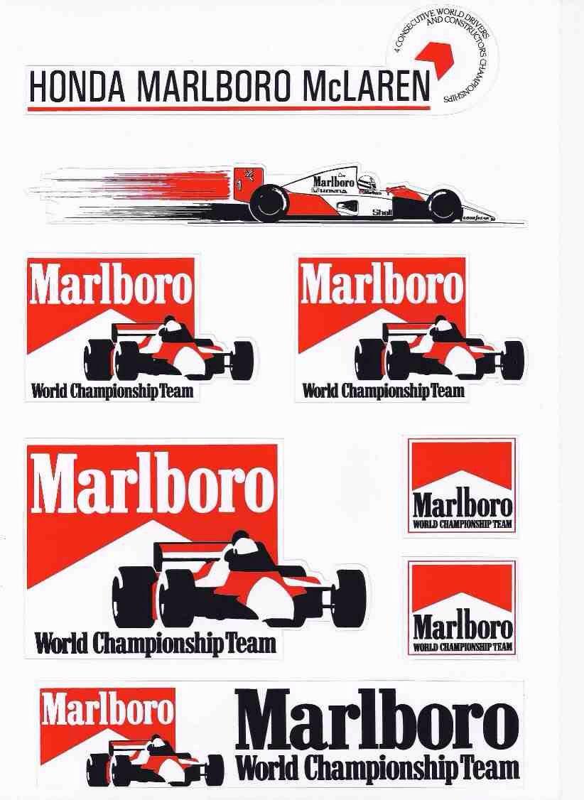 McLaren F1 Racing Logo - Marlboro World Championship Team | Marlboro Racing Team | Racing ...