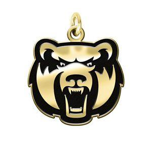 Gold Bears Logo - Central Arkansas Bears UCA 14K Gold Logo Cut Out College Charm | eBay