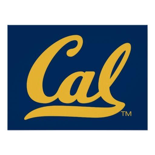 Gold Bears Logo - Cal Logo Poster. Abrar's cakes. Football, Bears football