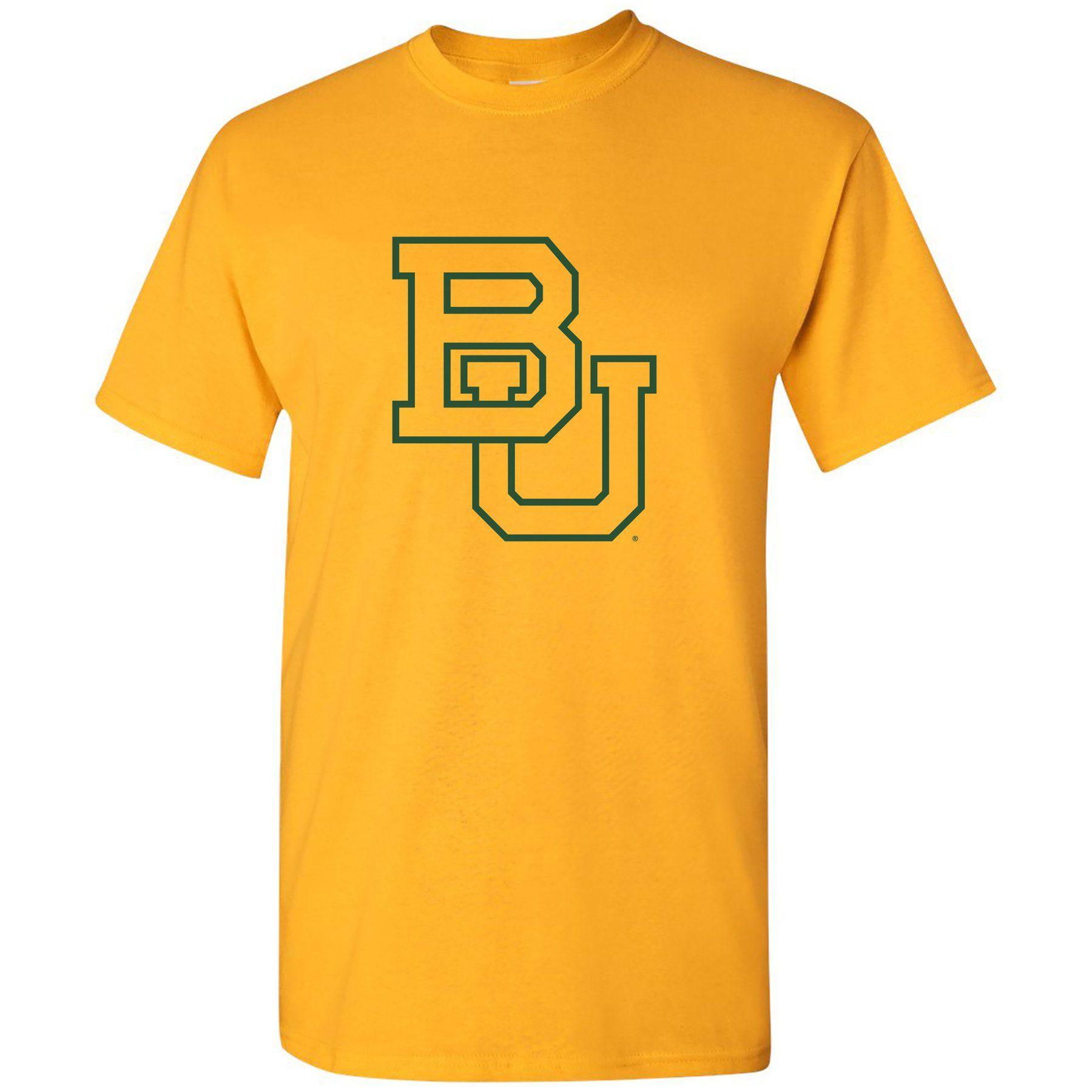 Gold Bears Logo - Baylor bears Primary Logo T Shirt - Gold - Underground Printing