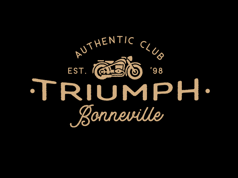 Triumph Bonneville Logo - Triumph Bonneville Club by Delavallade Jean Philippe | Dribbble ...