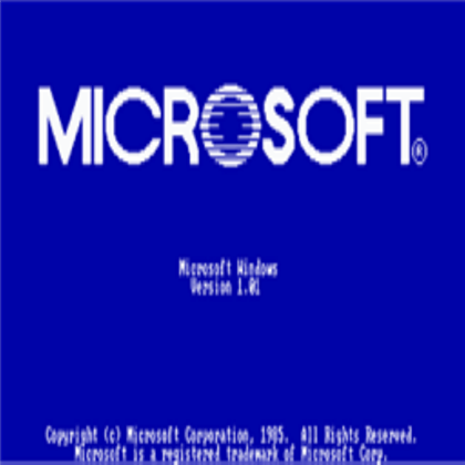 Windows 1.01 Logo - logo-windows-1.01 - Roblox