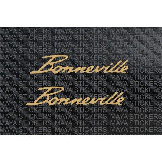Triumph Bonneville Logo - Triumph Bonneville logo stickers