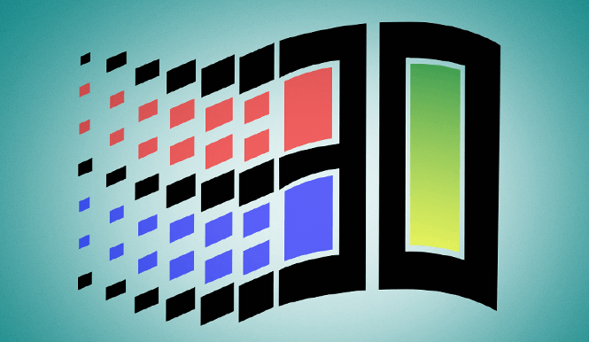 Windows 1.01 Logo - 30 years of Windows: travel into the past with Windows emulators